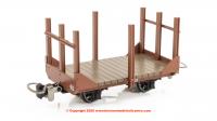 990705 Rapido Stake Wagon -  Plain Rusty Brown No.65